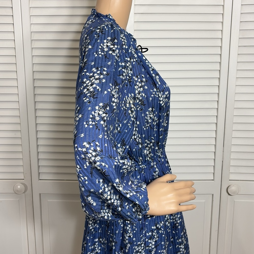 ULLA JOHNSON Brienne Dress Floral Peasant Style Mini Dress Size 8 - Picture 10 of 16